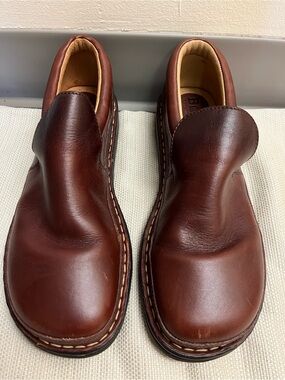 Born B2172 Brown Leather Slip On Loafer Shoe Size 11 EUR 43